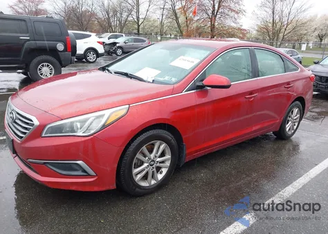 2016 Hyundai Sonata Se from USA, damaged, VIN 5NPE24AF7GH391820